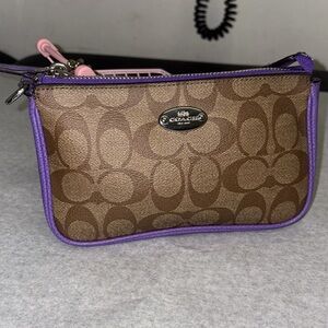 Coach nolita Signature EUC 2015 w/touch of purple